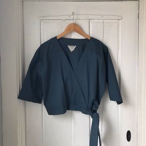 Shop Conrado wrap top - sustainably made